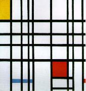 Composition with Yellow, Blue, and Red